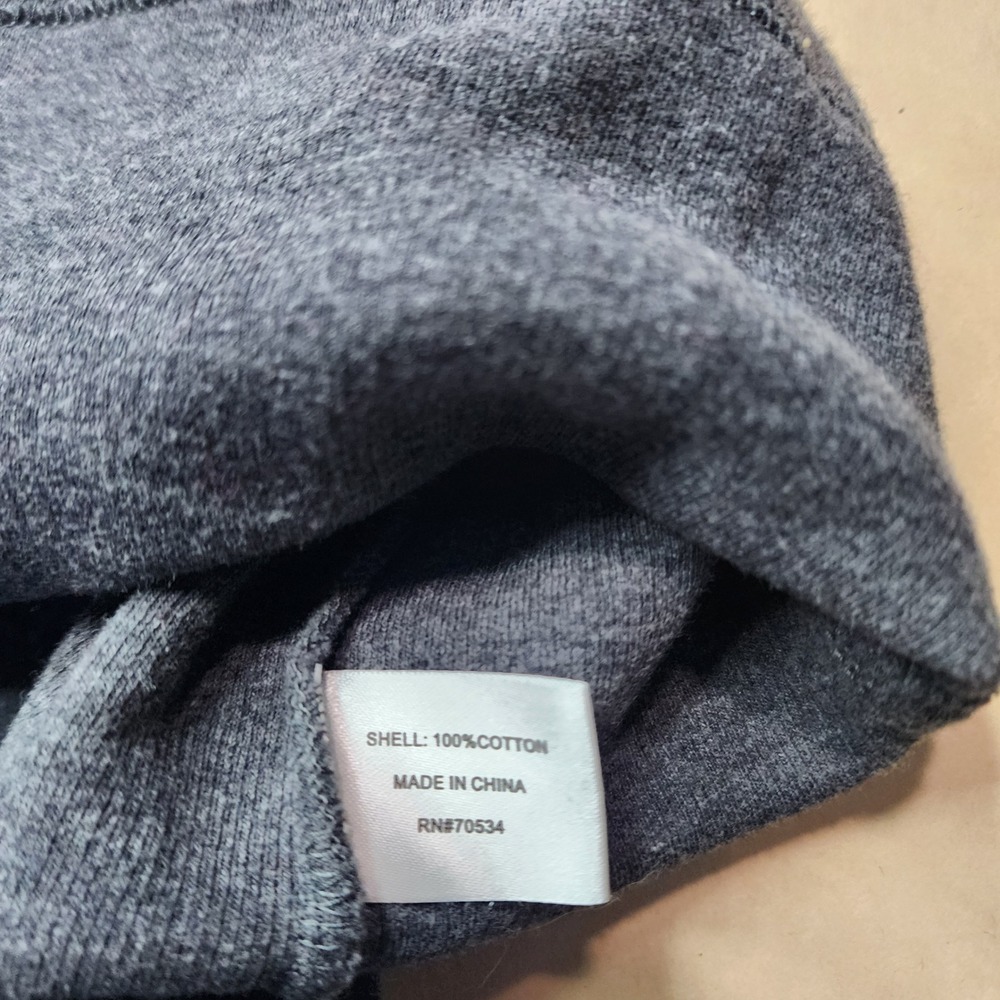 Orvis Womens Gray Cotton Quarter Zip Pullover Sweater Mock Neck Size L hiking - Picture 6 of 6